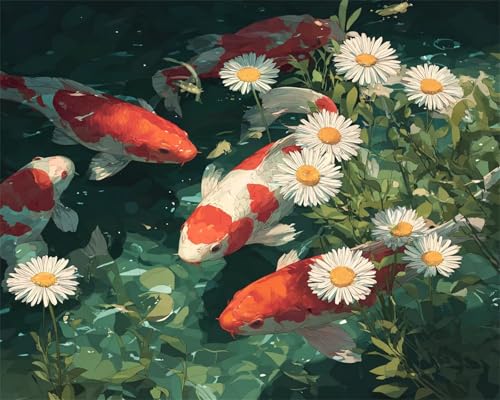 Puzzle 300 Teile für Erwachsene Koi Teich Gänseblümchen, Unmöglich Schwer Schwierig Herausfordernd Puzzles, Geschicklichkeitsspiel für die ganze Familie Puzzle 300 Teile für Erwachsene Koi Teich Gänseblümchen, Unmöglich Schwer Schwierig Herausfordernd Puzzles, Geschicklichkeitsspiel für die ganze Familie von Muaor