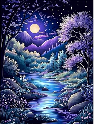 Puzzle 300 Teile für Erwachsene Nächtlicher Dschungelbach, Unmöglich Schwer Schwierig Herausfordernd Puzzles, Geschicklichkeitsspiel für die ganze Familie Puzzle 300 Teile für Erwachsene Nächtlicher Dschungelbach, Unmöglich Schwer Schwierig Herausfordernd Puzzles, Geschicklichkeitsspiel für die ganze Familie von Muaor