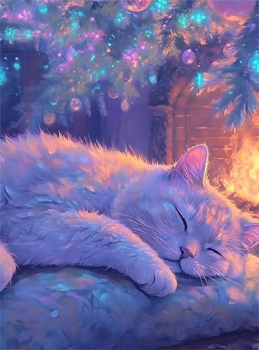 Puzzle 300 Teile für Erwachsene Sleep Katzenofen, Unmöglich Schwer Schwierig Herausfordernd Puzzles, Geschicklichkeitsspiel für die ganze Familie von Muaor