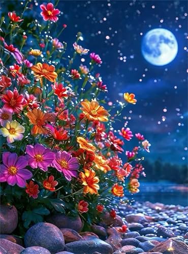 Puzzle 500 Teile Mondschein-Nachtsteine, 500 Teile Challenge Puzzle für Erwachsene, Spaß puzzlespiel Premium Quality Klassisches Puzzles Puzzle 500 Teile Mondschein-Nachtsteine, 500 Teile Challenge Puzzle für Erwachsene, Spaß puzzlespiel Premium Quality Klassisches Puzzles von Muaor