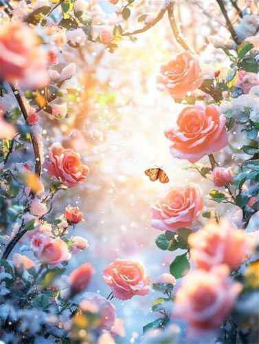 Puzzle 500 Teile Schneerosengarten, 500 Teile Challenge Puzzle für Erwachsene, Spaß puzzlespiel Premium Quality Klassisches Puzzles Puzzle 500 Teile Schneerosengarten, 500 Teile Challenge Puzzle für Erwachsene, Spaß puzzlespiel Premium Quality Klassisches Puzzles von Muaor