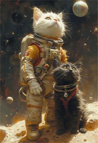 Puzzle 500 Teile Tierische Astronauten Mond, 500 Teile Challenge Puzzle für Erwachsene, Spaß puzzlespiel Premium Quality Klassisches Puzzles Puzzle 500 Teile Tierische Astronauten Mond, 500 Teile Challenge Puzzle für Erwachsene, Spaß puzzlespiel Premium Quality Klassisches Puzzles von Muaor
