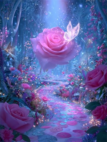 Puzzle 500 Teile Woods Rose Straße, 500 Teile Challenge Puzzle für Erwachsene, Spaß puzzlespiel Premium Quality Klassisches Puzzles Puzzle 500 Teile Woods Rose Straße, 500 Teile Challenge Puzzle für Erwachsene, Spaß puzzlespiel Premium Quality Klassisches Puzzles von Muaor