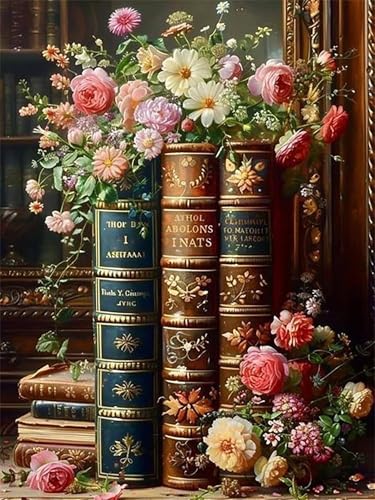 Puzzle 500 Teile für Erwachsene Blume Leder Buch, Unmöglich Schwer Schwierig Herausfordernd Puzzles, Geschicklichkeitsspiel für die ganze Familie Puzzle 500 Teile für Erwachsene Blume Leder Buch, Unmöglich Schwer Schwierig Herausfordernd Puzzles, Geschicklichkeitsspiel für die ganze Familie von Muaor