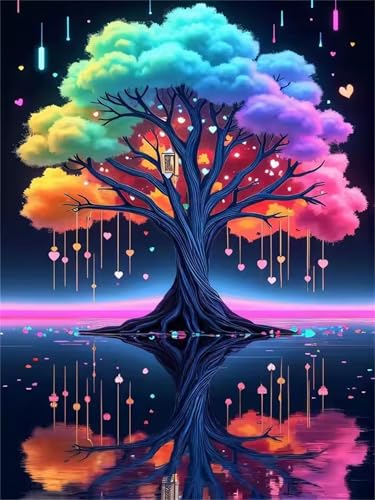 Puzzle 500 Teile für Erwachsene Farbbaum, Unmöglich Schwer Schwierig Herausfordernd Puzzles, Geschicklichkeitsspiel für die ganze Familie Puzzle 500 Teile für Erwachsene Farbbaum, Unmöglich Schwer Schwierig Herausfordernd Puzzles, Geschicklichkeitsspiel für die ganze Familie von Muaor