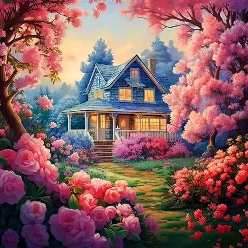 Puzzle 60 Teile Erwachsene, EIN Herausforderndes Rätsel, Puzzlespiele für Die Ganze Familie, 60 Puzzle Geschenke für Frauen und Männer, Thema:Villa Frühling Baum Puzzle 60 Teile Erwachsene, EIN Herausforderndes Rätsel, Puzzlespiele für Die Ganze Familie, 60 Puzzle Geschenke für Frauen und Männer, Thema:Villa Frühling Baum von Muaor
