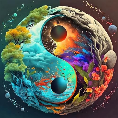 Puzzle 60 Teile Erwachsene, EIN Herausforderndes Rätsel, Puzzlespiele für Die Ganze Familie, 60 Puzzle Geschenke für Frauen und Männer, Thema:Yin Yang Natur Puzzle 60 Teile Erwachsene, EIN Herausforderndes Rätsel, Puzzlespiele für Die Ganze Familie, 60 Puzzle Geschenke für Frauen und Männer, Thema:Yin Yang Natur von Muaor