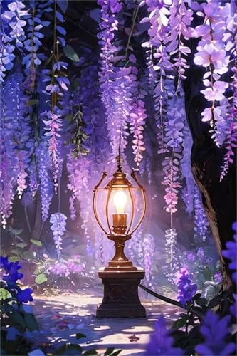 Puzzle 60 Teile Lila Flieder Garten, 60 Teile Challenge Puzzle für Erwachsene, Spaß puzzlespiel Premium Quality Klassisches Puzzles Puzzle 60 Teile Lila Flieder Garten, 60 Teile Challenge Puzzle für Erwachsene, Spaß puzzlespiel Premium Quality Klassisches Puzzles von Muaor