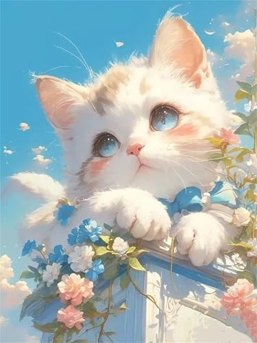 Puzzle 60 Teile Wolke Katzenblume, 60 Teile Challenge Puzzle für Erwachsene, Spaß puzzlespiel Premium Quality Klassisches Puzzles Puzzle 60 Teile Wolke Katzenblume, 60 Teile Challenge Puzzle für Erwachsene, Spaß puzzlespiel Premium Quality Klassisches Puzzles von Muaor
