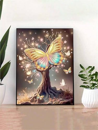 Puzzle 60 Teile für Erwachsene Goldener Schmetterlingsbaum, Unmöglich Schwer Schwierig Herausfordernd Puzzles, Geschicklichkeitsspiel für die ganze Familie Puzzle 60 Teile für Erwachsene Goldener Schmetterlingsbaum, Unmöglich Schwer Schwierig Herausfordernd Puzzles, Geschicklichkeitsspiel für die ganze Familie von Muaor