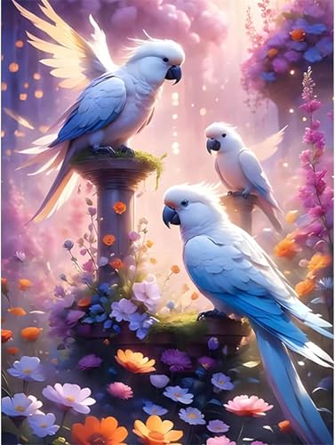 Puzzle 60 Teile für Erwachsene Sunshine Papageiengarten, Unmöglich Schwer Schwierig Herausfordernd Puzzles, Geschicklichkeitsspiel für die ganze Familie von Muaor