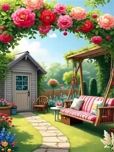 Puzzle 700 Teile Gartenstuhl Schaukel, 700 Teile Challenge Puzzle für Erwachsene, Spaß puzzlespiel Premium Quality Klassisches Puzzles Puzzle 700 Teile Gartenstuhl Schaukel, 700 Teile Challenge Puzzle für Erwachsene, Spaß puzzlespiel Premium Quality Klassisches Puzzles von Muaor