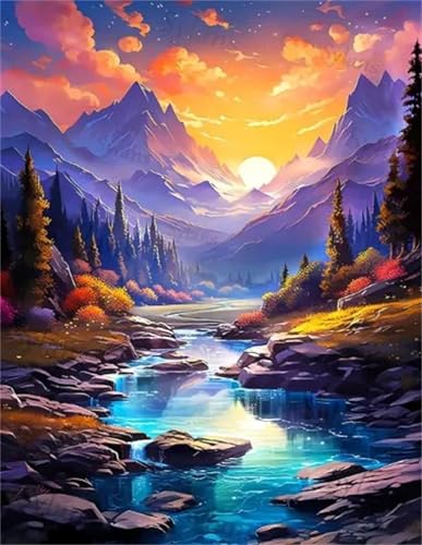 Puzzle 700 Teile für Erwachsene Blick auf die Berge bei Sonnenuntergang, Unmöglich Schwer Schwierig Herausfordernd Puzzles, Geschicklichkeitsspiel für die ganze Familie Puzzle 700 Teile für Erwachsene Blick auf die Berge bei Sonnenuntergang, Unmöglich Schwer Schwierig Herausfordernd Puzzles, Geschicklichkeitsspiel für die ganze Familie von Muaor
