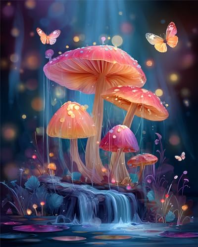 Puzzle 700 Teile für Erwachsene Cartoon Pilz Wasserfall, Unmöglich Schwer Schwierig Herausfordernd Puzzles, Geschicklichkeitsspiel für die ganze Familie Puzzle 700 Teile für Erwachsene Cartoon Pilz Wasserfall, Unmöglich Schwer Schwierig Herausfordernd Puzzles, Geschicklichkeitsspiel für die ganze Familie von Muaor