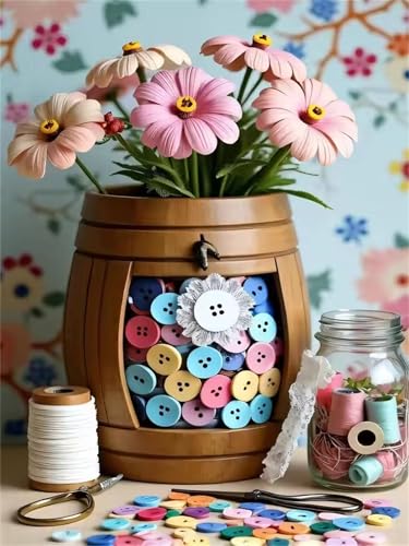 Puzzle 700 Teile für Erwachsene Knopf-Vase, Unmöglich Schwer Schwierig Herausfordernd Puzzles, Geschicklichkeitsspiel für die ganze Familie Puzzle 700 Teile für Erwachsene Knopf-Vase, Unmöglich Schwer Schwierig Herausfordernd Puzzles, Geschicklichkeitsspiel für die ganze Familie von Muaor