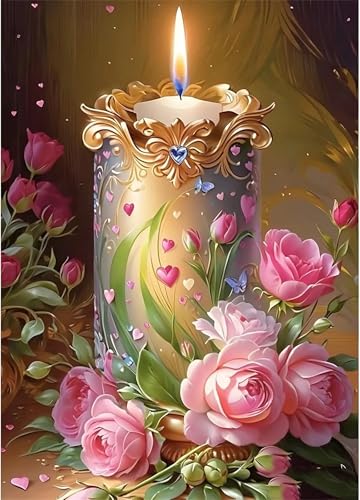 Puzzle 700 Teile für Erwachsene Rose Kerze, Unmöglich Schwer Schwierig Herausfordernd Puzzles, Geschicklichkeitsspiel für die ganze Familie Puzzle 700 Teile für Erwachsene Rose Kerze, Unmöglich Schwer Schwierig Herausfordernd Puzzles, Geschicklichkeitsspiel für die ganze Familie von Muaor