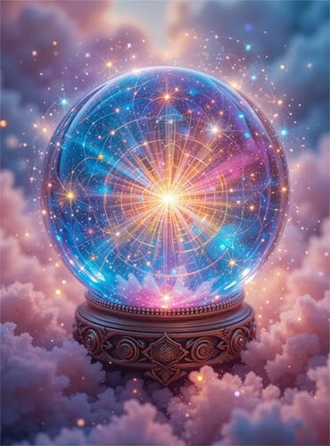 Puzzle 90 Teile Kosmische Kristallkugel, 90 Teile Challenge Puzzle für Erwachsene, Spaß puzzlespiel Premium Quality Klassisches Puzzles Puzzle 90 Teile Kosmische Kristallkugel, 90 Teile Challenge Puzzle für Erwachsene, Spaß puzzlespiel Premium Quality Klassisches Puzzles von Muaor