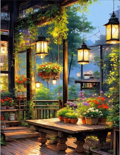 Puzzle 90 Teile Nebelpflanzengarten, 90 Teile Challenge Puzzle für Erwachsene, Spaß puzzlespiel Premium Quality Klassisches Puzzles von Muaor