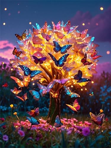 Puzzle 90 Teile für Erwachsene Schmetterlingsbaum-Garten, Unmöglich Schwer Schwierig Herausfordernd Puzzles, Geschicklichkeitsspiel für die ganze Familie Puzzle 90 Teile für Erwachsene Schmetterlingsbaum-Garten, Unmöglich Schwer Schwierig Herausfordernd Puzzles, Geschicklichkeitsspiel für die ganze Familie von Muaor