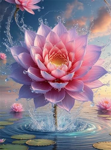 Puzzle für Erwachsene 1000 Teile, DIY Kreative Unterhaltung Puzzles, schöne Geschenkidee Jigsaw Puzzle mit Lotusblüte-Motiv Puzzle für Erwachsene 1000 Teile, DIY Kreative Unterhaltung Puzzles, schöne Geschenkidee Jigsaw Puzzle mit Lotusblüte-Motiv von Muaor