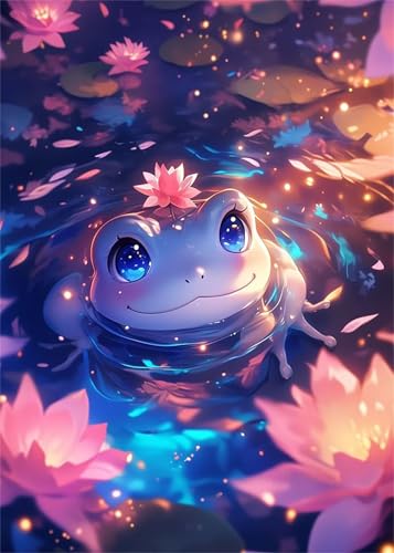 Puzzle für Erwachsene 120 Teile, DIY Kreative Unterhaltung Puzzles, schöne Geschenkidee Jigsaw Puzzle mit Karikatur Froschteich-Motiv Puzzle für Erwachsene 120 Teile, DIY Kreative Unterhaltung Puzzles, schöne Geschenkidee Jigsaw Puzzle mit Karikatur Froschteich-Motiv von Muaor
