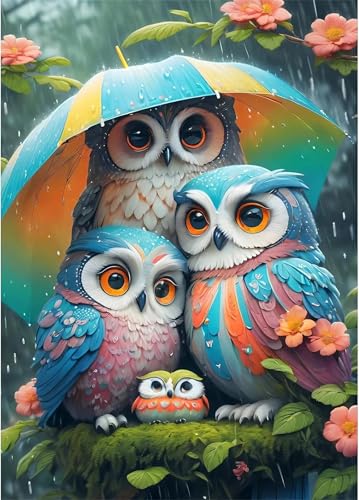 Puzzle für Erwachsene 120 Teile, DIY Kreative Unterhaltung Puzzles, schöne Geschenkidee Jigsaw Puzzle mit Regenschirm Eule-Motiv Puzzle für Erwachsene 120 Teile, DIY Kreative Unterhaltung Puzzles, schöne Geschenkidee Jigsaw Puzzle mit Regenschirm Eule-Motiv von Muaor