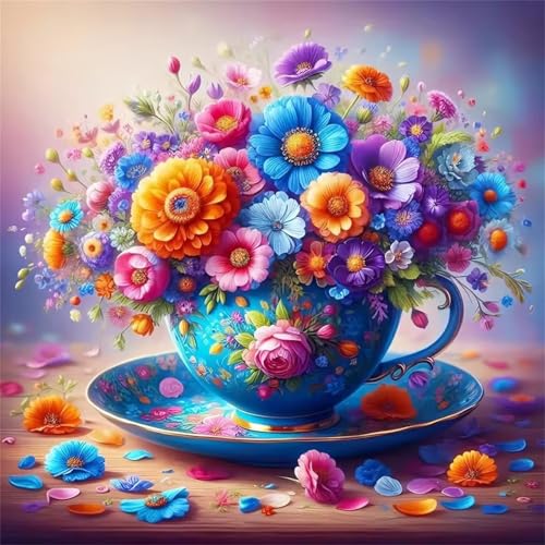 Puzzle für Erwachsene 120 Teile Bunte Blume Teetasse, DIY Kreative Unterhaltung, Spaß, Klassisches Puzzles für Erwachsene Lernspiel Spielzeug Geschenk Jigsaw Puzzle 120 Teile Puzzle für Erwachsene 120 Teile Bunte Blume Teetasse, DIY Kreative Unterhaltung, Spaß, Klassisches Puzzles für Erwachsene Lernspiel Spielzeug Geschenk Jigsaw Puzzle 120 Teile von Muaor