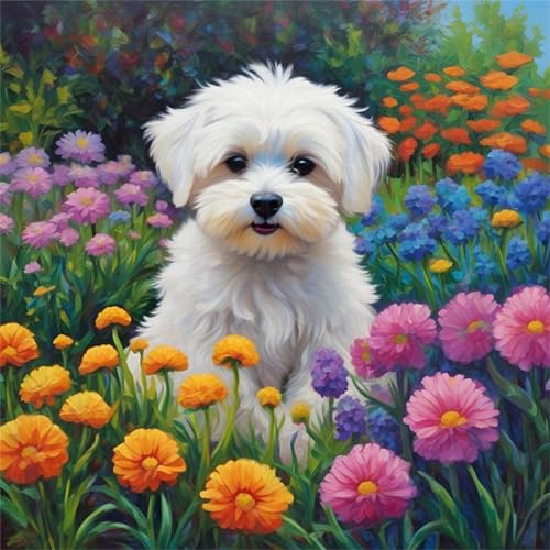 Puzzle für Erwachsene 120 Teile Garten Weißer Hund, DIY Kreative Unterhaltung, Spaß, Klassisches Puzzles für Erwachsene Lernspiel Spielzeug Geschenk Jigsaw Puzzle 120 Teile Puzzle für Erwachsene 120 Teile Garten Weißer Hund, DIY Kreative Unterhaltung, Spaß, Klassisches Puzzles für Erwachsene Lernspiel Spielzeug Geschenk Jigsaw Puzzle 120 Teile von Muaor