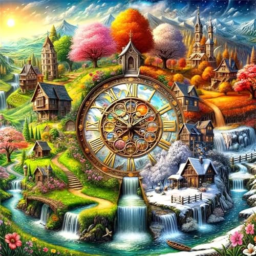 Puzzle für Erwachsene 120 Teile Jahreszeiten Welt, DIY Kreative Unterhaltung, Spaß, Klassisches Puzzles für Erwachsene Lernspiel Spielzeug Geschenk Jigsaw Puzzle 120 Teile Puzzle für Erwachsene 120 Teile Jahreszeiten Welt, DIY Kreative Unterhaltung, Spaß, Klassisches Puzzles für Erwachsene Lernspiel Spielzeug Geschenk Jigsaw Puzzle 120 Teile von Muaor
