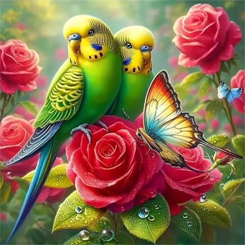 Puzzle für Erwachsene 120 Teile Rosengrüner Papagei, DIY Kreative Unterhaltung, Spaß, Klassisches Puzzles für Erwachsene Lernspiel Spielzeug Geschenk Jigsaw Puzzle 120 Teile von Muaor