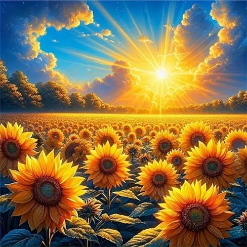 Puzzle für Erwachsene 120 Teile Sonnenblume Sonniger Sommer, DIY Kreative Unterhaltung, Spaß, Klassisches Puzzles für Erwachsene Lernspiel Spielzeug Geschenk Jigsaw Puzzle 120 Teile von Muaor