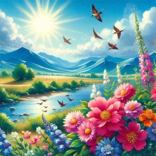 Puzzle für Erwachsene 120 Teile Sun Mountain Stream, DIY Kreative Unterhaltung, Spaß, Klassisches Puzzles für Erwachsene Lernspiel Spielzeug Geschenk Jigsaw Puzzle 120 Teile Puzzle für Erwachsene 120 Teile Sun Mountain Stream, DIY Kreative Unterhaltung, Spaß, Klassisches Puzzles für Erwachsene Lernspiel Spielzeug Geschenk Jigsaw Puzzle 120 Teile von Muaor