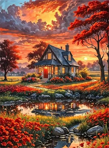 Puzzle für Erwachsene 1500 Teile, DIY Kreative Unterhaltung Puzzles, schöne Geschenkidee Jigsaw Puzzle mit Herbstliche Gartenlandschaft-Motiv Puzzle für Erwachsene 1500 Teile, DIY Kreative Unterhaltung Puzzles, schöne Geschenkidee Jigsaw Puzzle mit Herbstliche Gartenlandschaft-Motiv von Muaor
