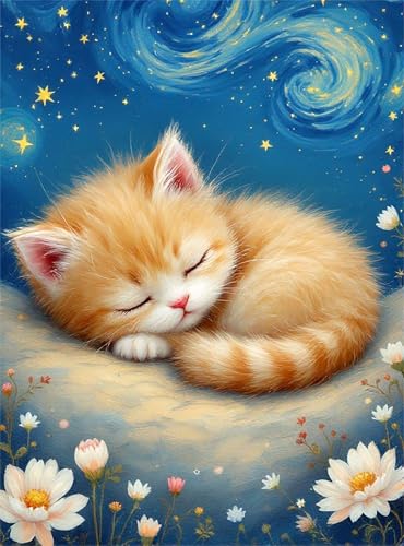Puzzle für Erwachsene 1500 Teile, DIY Kreative Unterhaltung Puzzles, schöne Geschenkidee Jigsaw Puzzle mit Sternennacht-Tiere-Motiv von Muaor