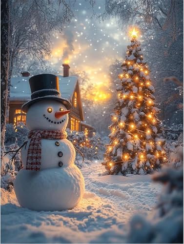 Puzzle für Erwachsene 1500 Teile, DIY Kreative Unterhaltung Puzzles, schöne Geschenkidee Jigsaw Puzzle mit Winter Schneemann Baum-Motiv Puzzle für Erwachsene 1500 Teile, DIY Kreative Unterhaltung Puzzles, schöne Geschenkidee Jigsaw Puzzle mit Winter Schneemann Baum-Motiv von Muaor