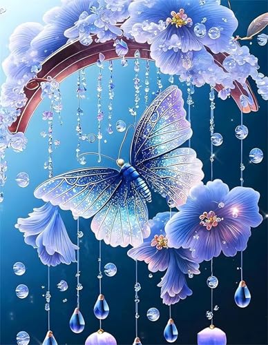 Puzzle für Erwachsene 200 Teile, DIY Kreative Unterhaltung Puzzles, schöne Geschenkidee Jigsaw Puzzle mit Schmetterling Perlen Vorhang-Motiv Puzzle für Erwachsene 200 Teile, DIY Kreative Unterhaltung Puzzles, schöne Geschenkidee Jigsaw Puzzle mit Schmetterling Perlen Vorhang-Motiv von Muaor