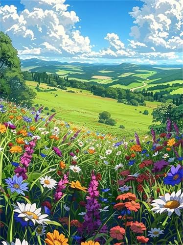 Puzzle für Erwachsene 2000 Teile, DIY Kreative Unterhaltung Puzzles, schöne Geschenkidee Jigsaw Puzzle mit Blumenwiesen-Wolke-Motiv Puzzle für Erwachsene 2000 Teile, DIY Kreative Unterhaltung Puzzles, schöne Geschenkidee Jigsaw Puzzle mit Blumenwiesen-Wolke-Motiv von Muaor