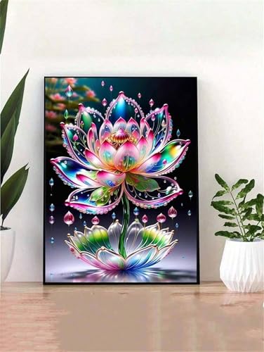Puzzle für Erwachsene 2000 Teile, DIY Kreative Unterhaltung Puzzles, schöne Geschenkidee Jigsaw Puzzle mit Regenbogen-Lotus-Motiv von Muaor