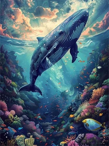 Puzzle für Erwachsene 30 Teile, DIY Kreative Unterhaltung Puzzles, schöne Geschenkidee Jigsaw Puzzle mit Unterwasser-Korallenwal-Motiv Puzzle für Erwachsene 30 Teile, DIY Kreative Unterhaltung Puzzles, schöne Geschenkidee Jigsaw Puzzle mit Unterwasser-Korallenwal-Motiv von Muaor