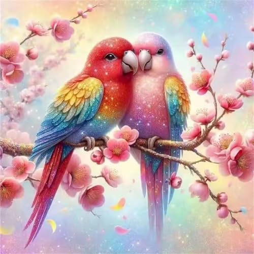 Puzzle für Erwachsene 35 Teile Papagei Rosa Blume, DIY Kreative Unterhaltung, Spaß, Klassisches Puzzles für Erwachsene Lernspiel Spielzeug Geschenk Jigsaw Puzzle 35 Teile von Muaor