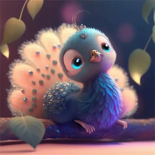 Puzzle für Erwachsene 35 Teile Pfau Tier Blatt, DIY Kreative Unterhaltung, Spaß, Klassisches Puzzles für Erwachsene Lernspiel Spielzeug Geschenk Jigsaw Puzzle 35 Teile von Muaor