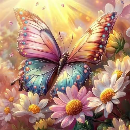 Puzzle für Erwachsene 35 Teile Schmetterling Daisy Sunshine, DIY Kreative Unterhaltung, Spaß, Klassisches Puzzles für Erwachsene Lernspiel Spielzeug Geschenk Jigsaw Puzzle 35 Teile von Muaor