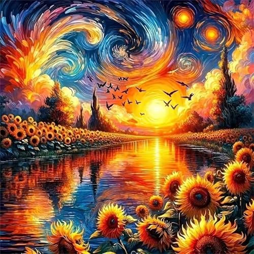 Puzzle für Erwachsene 35 Teile Sternenhimmel Sonnenuntergang, DIY Kreative Unterhaltung, Spaß, Klassisches Puzzles für Erwachsene Lernspiel Spielzeug Geschenk Jigsaw Puzzle 35 Teile von Muaor