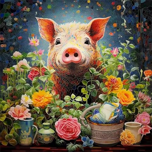 Puzzle für Erwachsene 35 Teile Tier Schwein Rose, DIY Kreative Unterhaltung, Spaß, Klassisches Puzzles für Erwachsene Lernspiel Spielzeug Geschenk Jigsaw Puzzle 35 Teile Puzzle für Erwachsene 35 Teile Tier Schwein Rose, DIY Kreative Unterhaltung, Spaß, Klassisches Puzzles für Erwachsene Lernspiel Spielzeug Geschenk Jigsaw Puzzle 35 Teile von Muaor