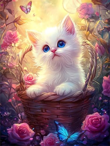 Puzzle für Erwachsene 500 Teile, DIY Kreative Unterhaltung Puzzles, schöne Geschenkidee Jigsaw Puzzle mit Körbchen Katze Sunshine-Motiv Puzzle für Erwachsene 500 Teile, DIY Kreative Unterhaltung Puzzles, schöne Geschenkidee Jigsaw Puzzle mit Körbchen Katze Sunshine-Motiv von Muaor