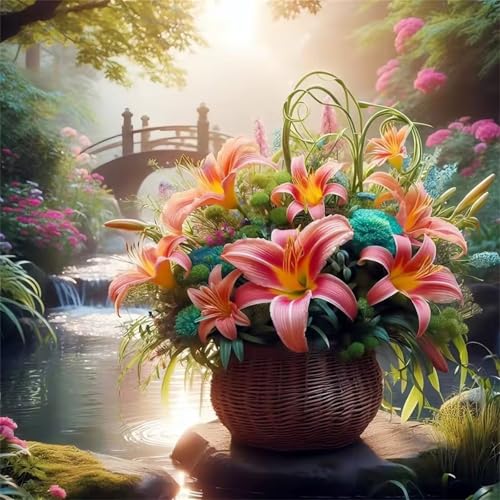 Puzzle für Erwachsene 500 Teile Bach Lily Garden, DIY Kreative Unterhaltung, Spaß, Klassisches Puzzles für Erwachsene Lernspiel Spielzeug Geschenk Jigsaw Puzzle 500 Teile Puzzle für Erwachsene 500 Teile Bach Lily Garden, DIY Kreative Unterhaltung, Spaß, Klassisches Puzzles für Erwachsene Lernspiel Spielzeug Geschenk Jigsaw Puzzle 500 Teile von Muaor