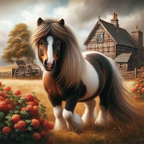 Puzzle für Erwachsene 500 Teile Bauernhof Pferd Blume, DIY Kreative Unterhaltung, Spaß, Klassisches Puzzles für Erwachsene Lernspiel Spielzeug Geschenk Jigsaw Puzzle 500 Teile Puzzle für Erwachsene 500 Teile Bauernhof Pferd Blume, DIY Kreative Unterhaltung, Spaß, Klassisches Puzzles für Erwachsene Lernspiel Spielzeug Geschenk Jigsaw Puzzle 500 Teile von Muaor