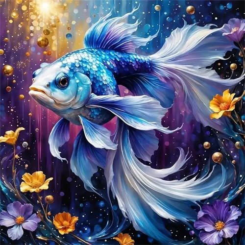 Puzzle für Erwachsene 500 Teile Blaue Koi-Blume, DIY Kreative Unterhaltung, Spaß, Klassisches Puzzles für Erwachsene Lernspiel Spielzeug Geschenk Jigsaw Puzzle 500 Teile Puzzle für Erwachsene 500 Teile Blaue Koi-Blume, DIY Kreative Unterhaltung, Spaß, Klassisches Puzzles für Erwachsene Lernspiel Spielzeug Geschenk Jigsaw Puzzle 500 Teile von Muaor