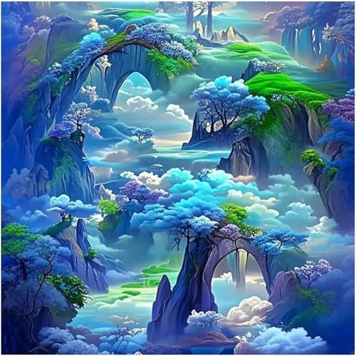 Puzzle für Erwachsene 500 Teile Blaues Wunderland, DIY Kreative Unterhaltung, Spaß, Klassisches Puzzles für Erwachsene Lernspiel Spielzeug Geschenk Jigsaw Puzzle 500 Teile Puzzle für Erwachsene 500 Teile Blaues Wunderland, DIY Kreative Unterhaltung, Spaß, Klassisches Puzzles für Erwachsene Lernspiel Spielzeug Geschenk Jigsaw Puzzle 500 Teile von Muaor