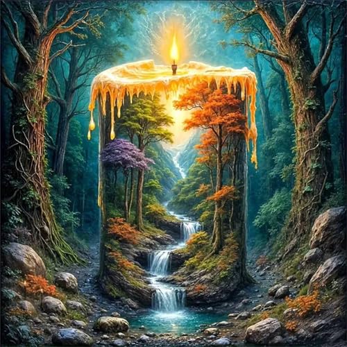 Puzzle für Erwachsene 500 Teile Kerzenbaum Bach, DIY Kreative Unterhaltung, Spaß, Klassisches Puzzles für Erwachsene Lernspiel Spielzeug Geschenk Jigsaw Puzzle 500 Teile Puzzle für Erwachsene 500 Teile Kerzenbaum Bach, DIY Kreative Unterhaltung, Spaß, Klassisches Puzzles für Erwachsene Lernspiel Spielzeug Geschenk Jigsaw Puzzle 500 Teile von Muaor